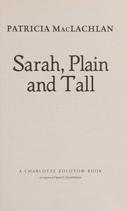 Cover of Sarah, Plain and Tall