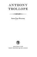 Cover of Anthony Trollope