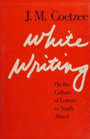 Cover of White Writing