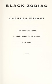 Cover of Black Zodiac