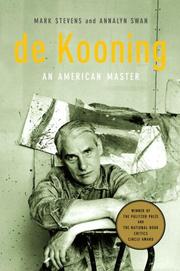Cover of de Kooning: An American Master
