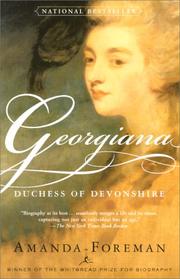 Cover of Georgiana, Duchess of Devonshire