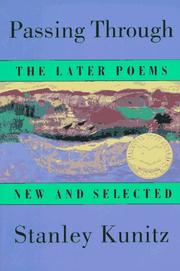 Cover of Passing Through: The Later Poems