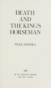 Cover of Death and the King's Horseman