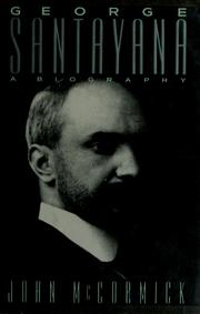Cover of George Santayana: A Biography