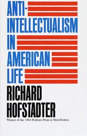 Cover of Anti-Intellectualism in American Life