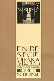 Cover of Fin-De Siecle Vienna: Politics And Culture