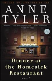 Cover of Dinner at the Homesick Restaurant