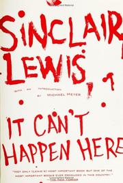 Cover of It Can't Happen Here