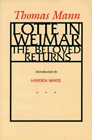 Cover of Lotte in Weimar