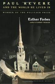 Cover of Paul Revere and the World He Lived In