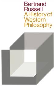 Cover of A History of Western Philosophy