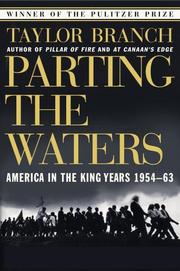 Cover of Parting the Waters: America in the King Years, 1954–63