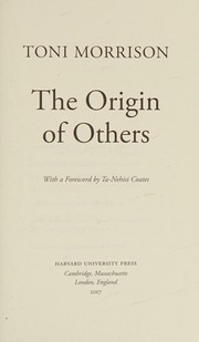 Cover of The Origin of Others