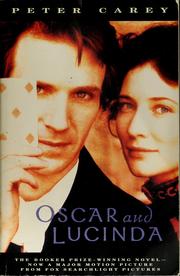 Cover of Oscar and Lucinda