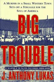 Cover of Big Trouble: A Murder in a Small Western Town Sets Off a Struggle for the Soul of America