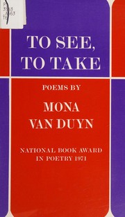 Cover of To See, to Take: Poems