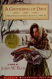 Cover of A Gathering of Days: A New England Girl's Journal