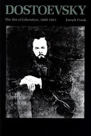 Cover of Dostoevsky: The Stir of Liberation, 1860-1865