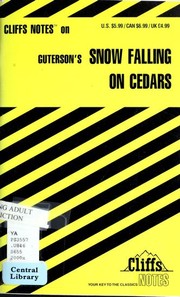 Cover of Snow Falling on Cedars