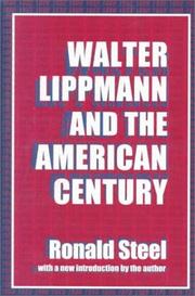 Cover of Walter Lippmann and the American Century