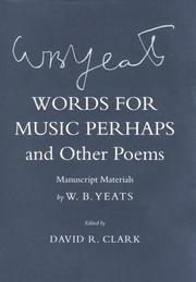Cover of Words for Music Perhaps and Other Poems