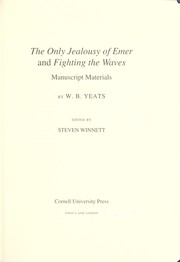 Cover of The Only Jealousy of Emer