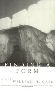 Cover of Finding a Form