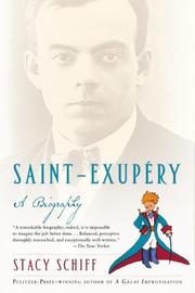 Cover of Saint-Exupery: A Biography