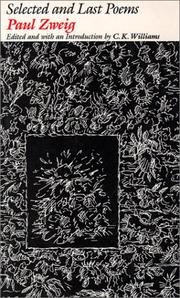 Cover of Selected and Last Poems