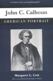 Cover of John C. Calhoun: American Portrait