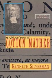 Cover of The Life and Times of Cotton Mather