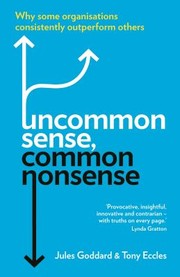 Cover of Uncommon Sense