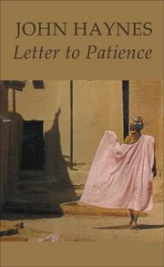 Cover of Letter to Patience