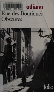 Cover of Rue des Boutiques Obscures