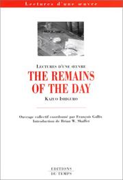 Cover of The Remains of the Day